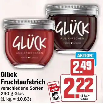 HIT Glück Fruchtaufstrich Angebot
