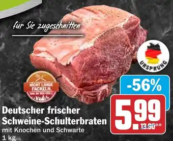 HIT Deutscher frischer Schweine-Schulterbraten Angebot