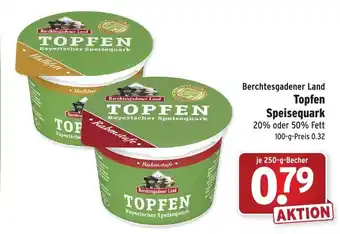 Wasgau Berchtesgadener Land Topfen Speisequark 250g Becher Angebot