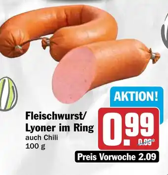 HIT Fleischwurst/ Lyoner im Ring Angebot