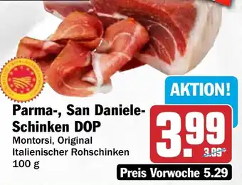 HIT Parma-, San Daniele- Schinken DOP Angebot