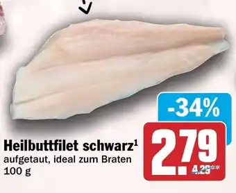 HIT Heilbuttfilet schwarz Angebot