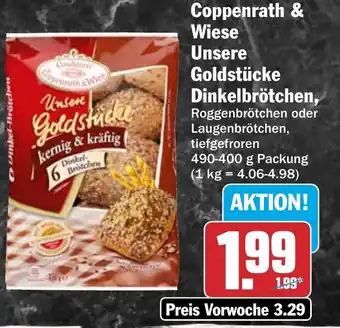 HIT Coppenrath & Wiese Unsere Goldstücke Dinkelbrötchen, Angebot