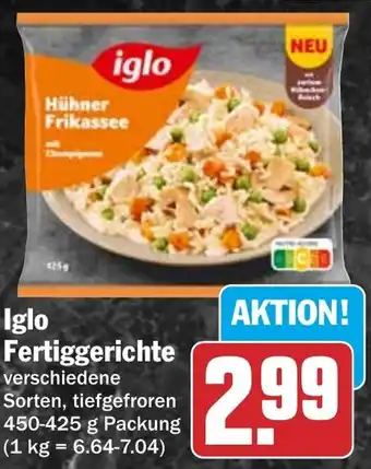 HIT Iglo Fertiggerichte Angebot