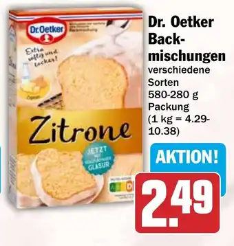 HIT Dr. Oetker Backmischungen Angebot
