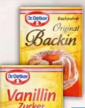 HIT Dr. Oetker Vanillin Zucker, Bourbon- Vanillezucker oder Original Backin Angebot
