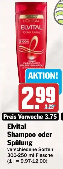HIT Elvital Shampoo oder Spülung Angebot