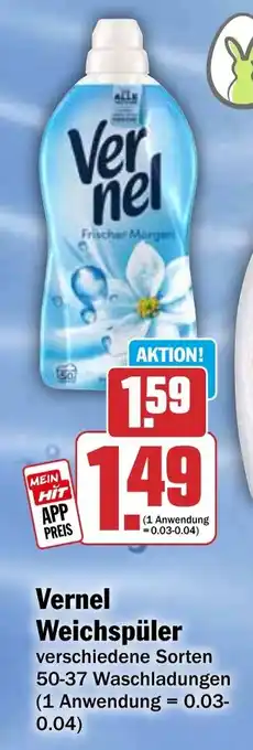 HIT Vernel Weichspüler Angebot