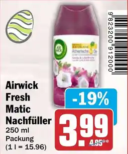 HIT Airwick Fresh Matic Nachfüller Angebot