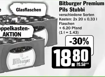HIT Bitburger Premium Pils Stubbi Angebot