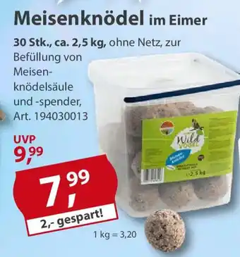 Sonderpreis Baumarkt Meisenknödel im Eimer Angebot