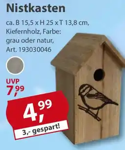 Sonderpreis Baumarkt Nistkasten Angebot