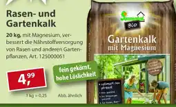 Sonderpreis Baumarkt Rasen- und Gartenkalk Angebot