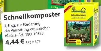 Sonderpreis Baumarkt Sonnenhof Schnellkomposter Angebot
