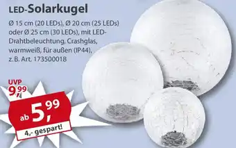 Sonderpreis Baumarkt LED-Solarkugel Angebot