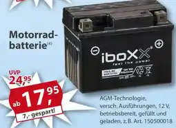 Sonderpreis Baumarkt Motorrad- batterie Angebot