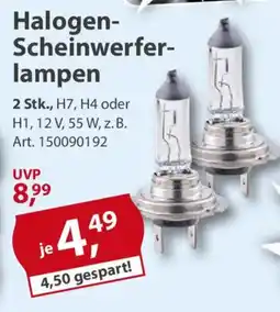 Sonderpreis Baumarkt Halogen- Scheinwerfer- lampen Angebot