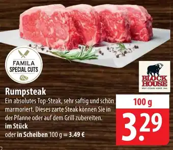 Famila Nord Ost BLOCK HOUSE Rumpsteak Angebot