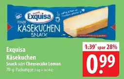 Famila Nord Ost Exquisa Käsekuchen Snack oder Cheesecake Lemon Angebot