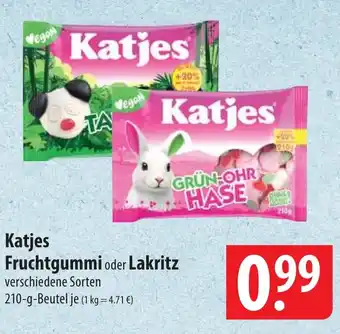 Famila Nord Ost Katjes Fruchtgummi oder Lakritz Angebot