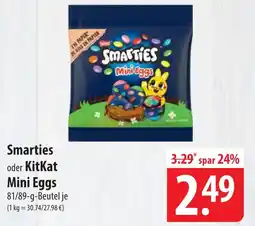 Famila Nord Ost Smarties oder KitKat Mini Eggs Angebot