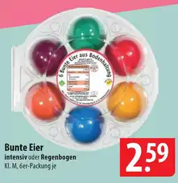 Famila Nord Ost Bunte Eier intensiv oder Regenbogen Angebot