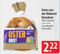 Famila Nord Ost Gutes aus der Bäckerei Osterbrot Angebot