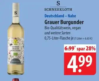 Famila Nord Ost SCHNEEKLOTH Grauer Burgunder Angebot