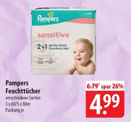 Famila Nord Ost Pampers Feuchttücher Angebot