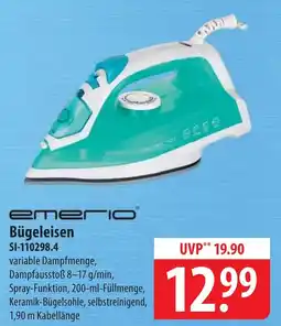 Famila Nord Ost emerio Bügeleisen SI-110298.4 Angebot