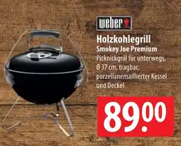Famila Nord Ost weber Holzkohlegrill Smokey Joe Premium Angebot