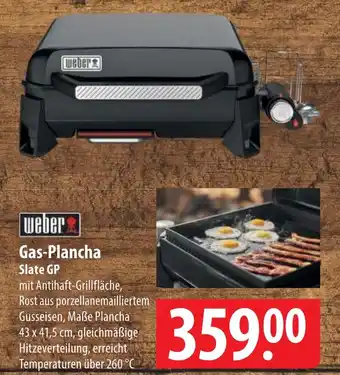 Famila Nord Ost weber Gas-Plancha Slate GP Angebot