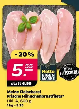 NETTO Netto eigenmarke meine fleischerei frische hähnchenbrustfilets Angebot