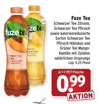 Wasgau Fuze Tea 1L Angebot