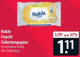 Famila Nord Ost Hakle Feucht Toilettenpapier Angebot