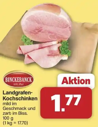 Famila Nord West BINCKEBANCK Landgrafen Kochschinken Angebot