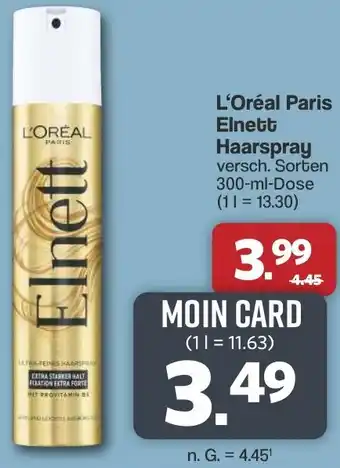 Famila Nord West L'Oréal Paris Elnett Haarspray Angebot
