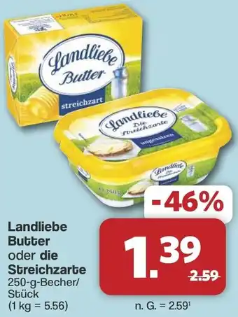 Famila Nord West Landliebe Butter oder die Streichzarte Angebot