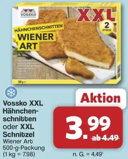 Famila Nord West Vossko XXL Hähnchenschnitten oder XXL Schnitzel Angebot