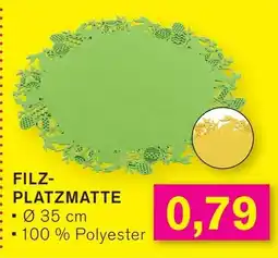 KODi FILZ- PLATZMATTE Angebot