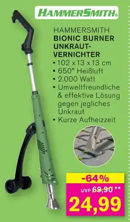 KODi HAMMERSMITH BIONIC BURNER UNKRAUT- VERNICHTER Angebot