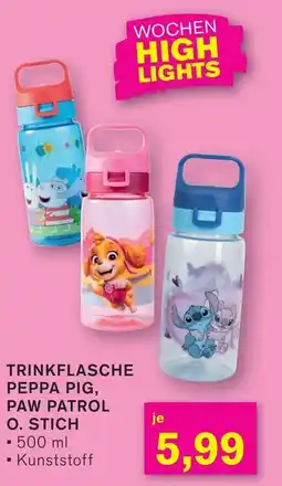 KODi TRINKFLASCHE PEPPA PIG, PAW PATROL O. STICH Angebot