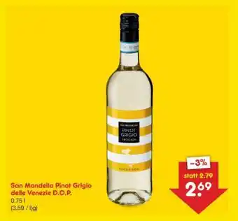 Netto Marken-Discount San Mondello Pinot Grigio Delle Venezie D.O.P Angebot