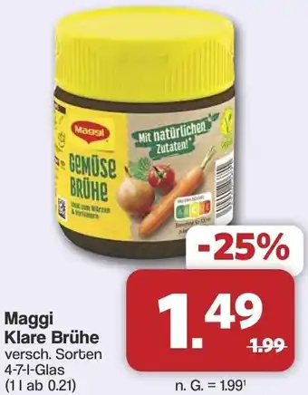 Famila Nord West Maggi Klare Brühe Angebot