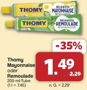 Famila Nord West Thomy Mayonnaise oder Remoulade Angebot