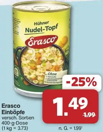 Famila Nord West Erasco Eintöpfe Angebot
