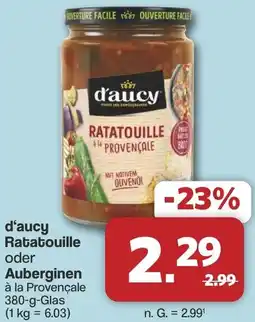 Famila Nord West d'aucy Ratatouille oder Auberginen Angebot