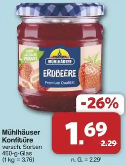 Famila Nord West Mühlhäuser Konfitüre Angebot