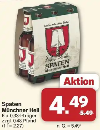 Famila Nord West Spaten Münchner Hell Angebot