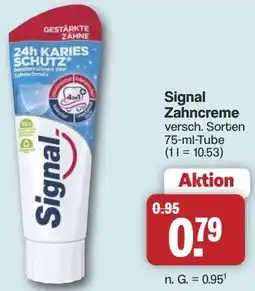 Famila Nord West Signal Zahncreme Angebot